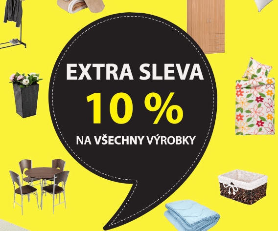 Extra sleva 10% na vše