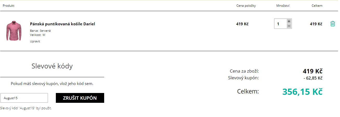 Wayfarer - sleva 30% na pánské košile