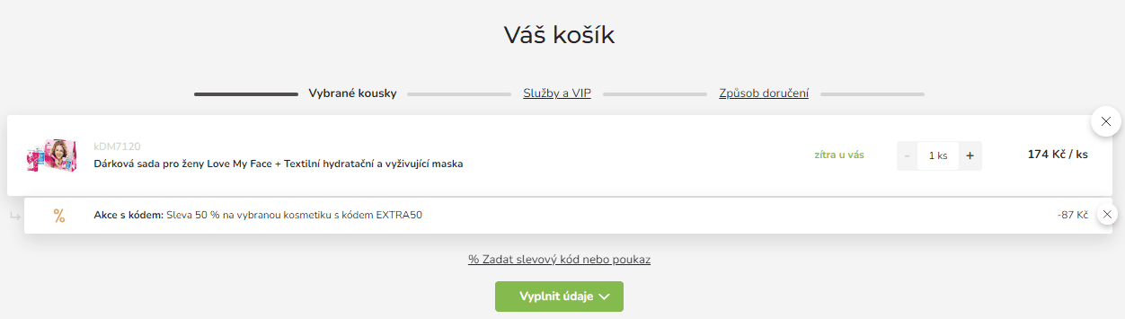 Dárková sada Dermacol Love My Face