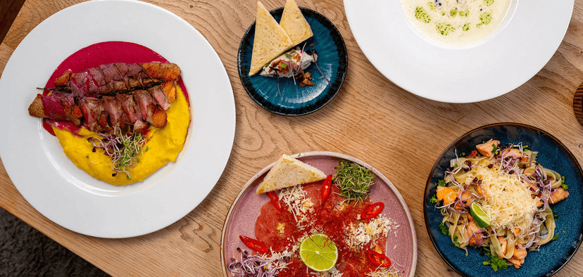 7chodové degustační menu pro 2 osoby