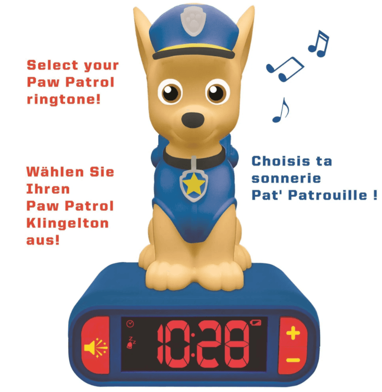 Budík Lexibook Tlapková patrola