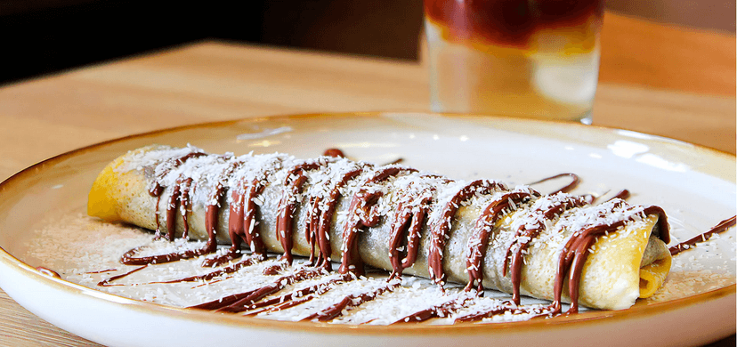 Palačinka s kávou pro 2 osoby