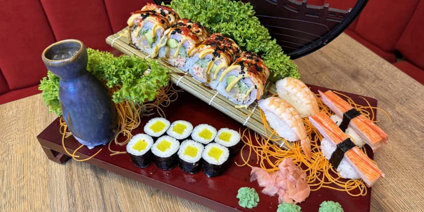 Voucher na 250–1 000 Kč do asijské restaurace v Teplicích: sushi, nudle, rýže i dezerty