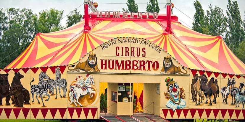 Hurá do Cirkusu Humberto na zbrusu novou show: akrobati, klauni i exotická zvířata v Ústí nad Labem