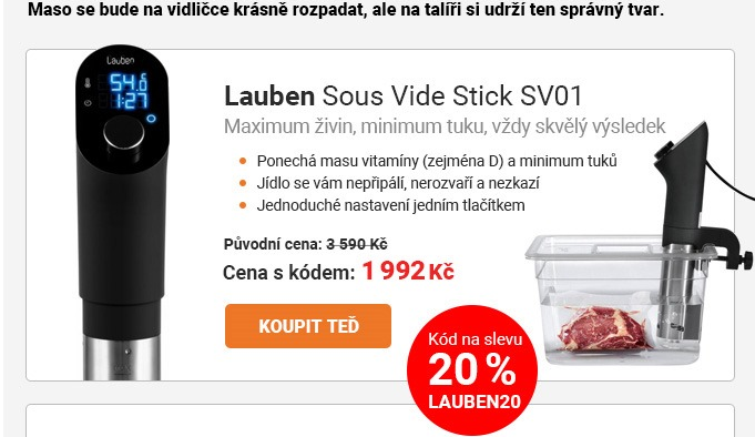 Lauben Sous Vide Stick SV01