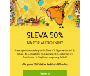 Sleva 50% na vybrané audioknihy | Audiolibrix