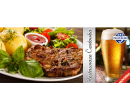 2x PIVO + 2x 200g STEAK s PŘÍLOHOU a OMÁČKOU  | Hyperslevy