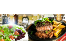 Kuřecí nebo vepřový 250g STEAK + HRANOLKY  | Hyperslevy