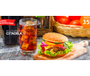 200g burger + 400g hranolky + cola  | Hyperslevy