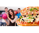 1 hodina bowlingu + 2× pizza  | Slevomat