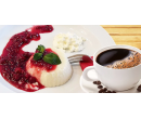 Dvě cappuccina nebo kávy a dezerty panna cotta | Slevomat