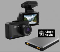 Autokamera Lamax, 4K, radary + powerbanka | Lamaxshop.cz