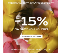 Sleva 15% na dámskou kolekci | CCC