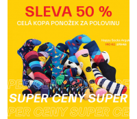 Sleva 50% na ponožky Happysocks | Urbanlux