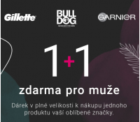 1+1 zdarma na Gillette, Garnier a Bull Dog | Notino.cz