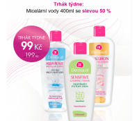 Sleva 50% na Micelární vody 400ml  | Dermacol.cz