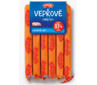 1+1 zdarma na vepřové párečky, 750gr | Lidl