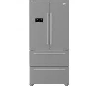 Americká lednice Beko, 387/152l, nerez | e-Beko.cz