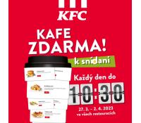 KFC - Káva zdarma ke snídani (do 10:30) | KFC