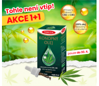 Konopný olej 10ml - 1+1 zdarma | Terezia.eu