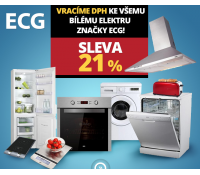 Nakupka.cz - sleva 21% na vše od značky ECG | nakupka.cz