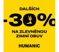 Humanic - sleva 30% na zlevněnou zimní obuv | Humanic