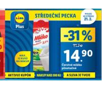 Plnotučné mléko 1 litr, 3,5% | Lidl-shop.cz