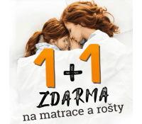 1+1 zdarma na matrace, rošty a toppery | Sconto