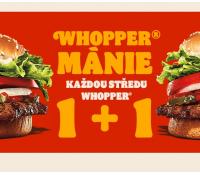 Akce 1+1 zdarma na Whopper | Burger King