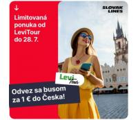 Bus jízdenky mezi ČR a SR jen za 1 EUR | Levitour.cz