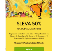 Sleva 50% na vybrané audioknihy | Audiolibrix