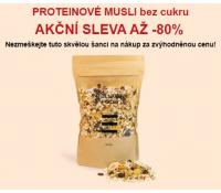 Sleva 80% na proteinové müsli | Intelligentfood.cz