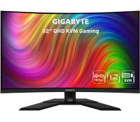 QHD PC monitor Gigabyte, curved 31,5" | Smarty