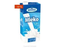 Mléko Meggle 1,5% polotučné s 50% slevou | Billa