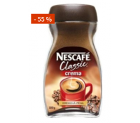 Instantní káva Nescafé Classic Crema se slevou 55% | Billa