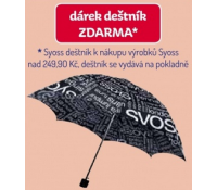 Deštník zdarma za nákup nad 249,90kč výrobků Syoss | Teta Drogerie