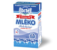 Polotučné mléko Lactel - trvanlivé | Interspar