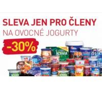 Billa bonus club - sleva 30% na ovocné jogurty | Billa