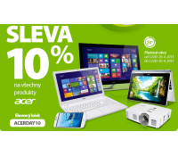 Sleva 10% na vše od Acer | Kasa