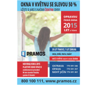 Pramos - sleva 50 % na okna v květnu | Pramos