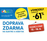 Okay výprodej + doprava zdarma jen 14.-15.6. | Okay