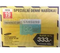 Paměťová karta Samsung SDHC - jen dnes | Electroworld