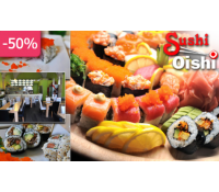 50% sleva na VEŠKERÁ JÍDLA v restauraci SUSHI OISH | Kupon Plus