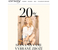 Orsay - sleva 20% na vše, i výprodejové položky | Orsay