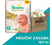 160 plenek Midi 4-9 kg Pampers Premium -super cena | Amplion