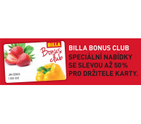 S BILLA KARTOU AŽ - 50% SLEVA | Billa