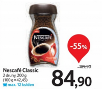 Káva Nescafé Classic - 55% | Tesco