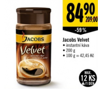 Jacobs Velvet - 59% | Albert Hypermarket