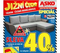 Asko nábytek - sleva 40% z každých 10000Kč | Asko nábytek