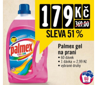 Palmex gel na praní - 51% | Albert Hypermarket